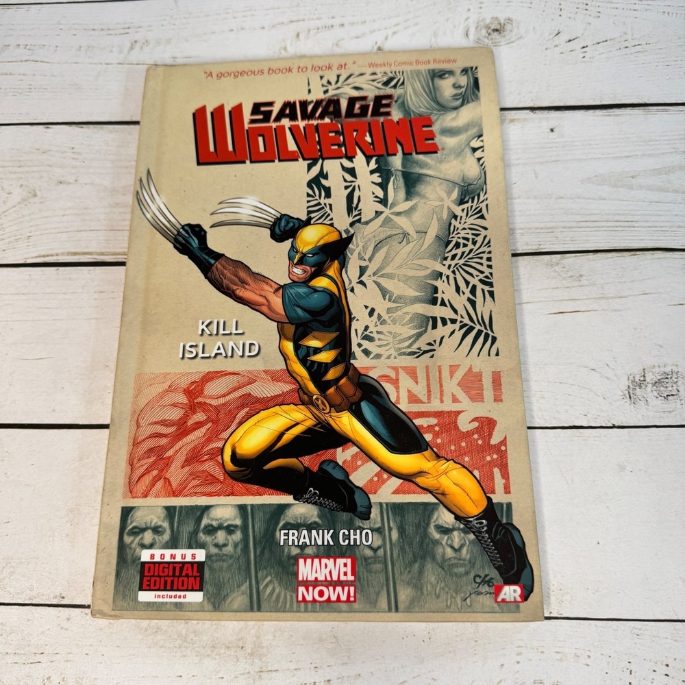Marvel‎ Savage Wolverine Kill Island HC 1st Print 2014 Frank Cho Graphic Novel